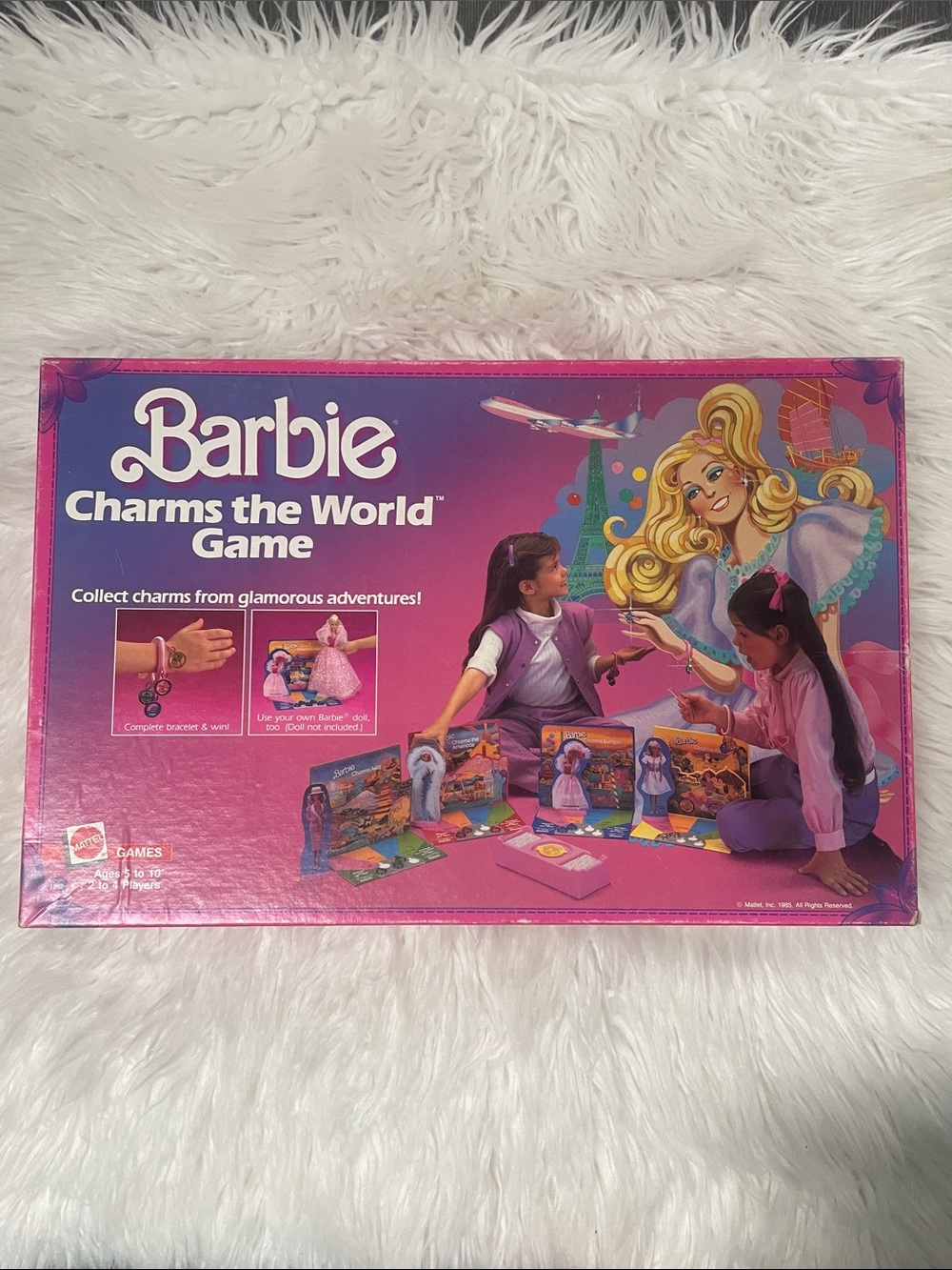 Vintage Barbie Charms the World Game, 1985 board game